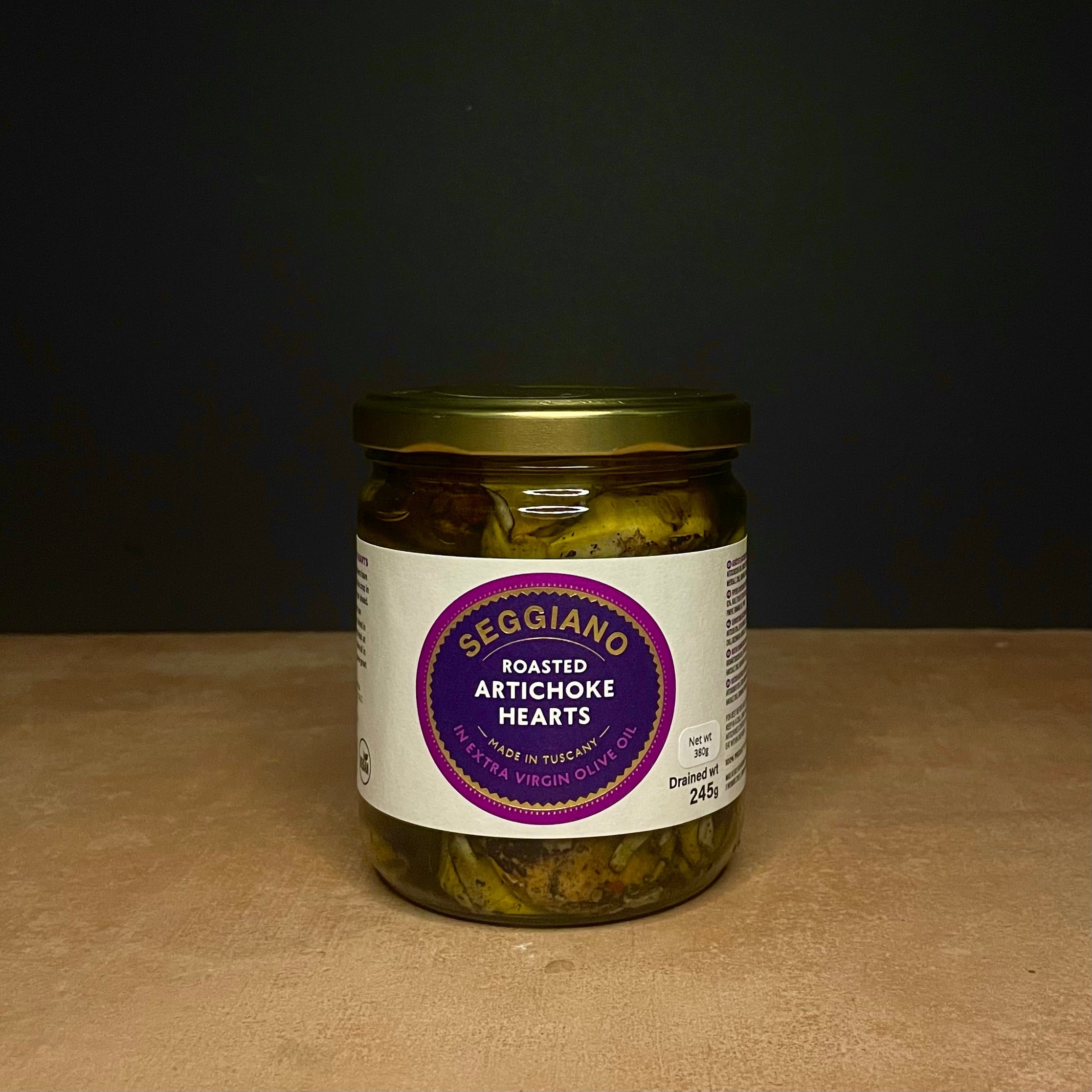 Tuscan Roasted Artichoke hearts 380g Olives&Oils(O&O)